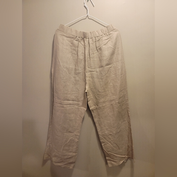 Biscote Taupe/Light Brown/Cream Trousers - Picture 7 of 9